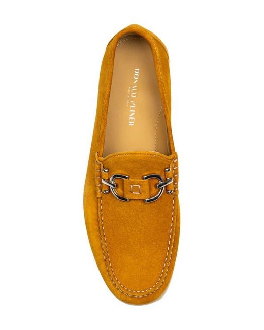 Donald J Pliner Orange Augie Bit Loafer for men