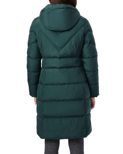 Bernardo Walker Double Stitch Recycled Polyester Puffer Coat With ...