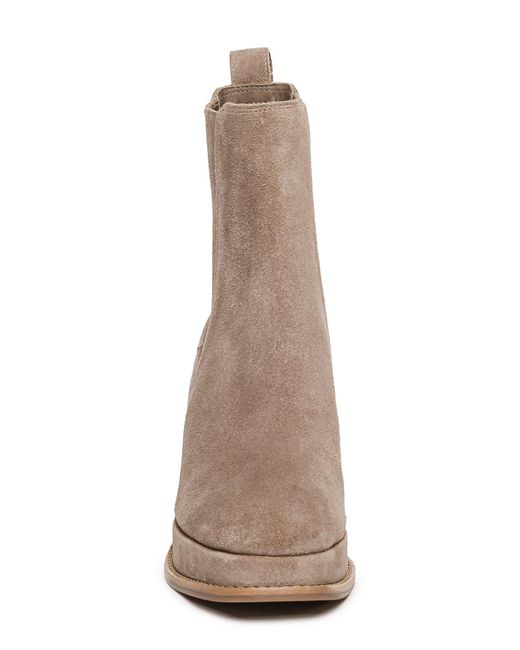 Bernardo Nicola Platform Chelsea Boot in Brown | Lyst