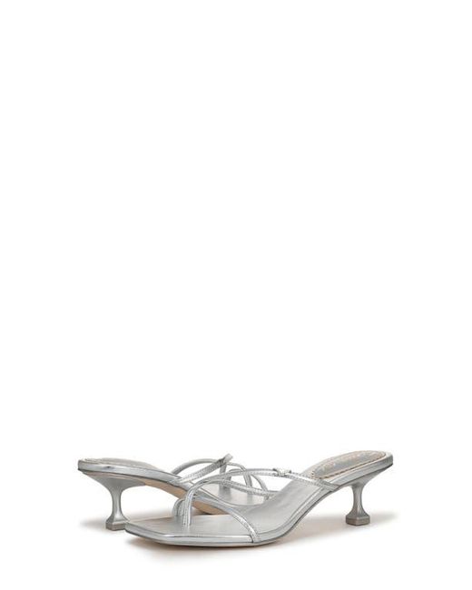 Circus by Sam Edelman White Juliet Kitten Heel Slide Sandal