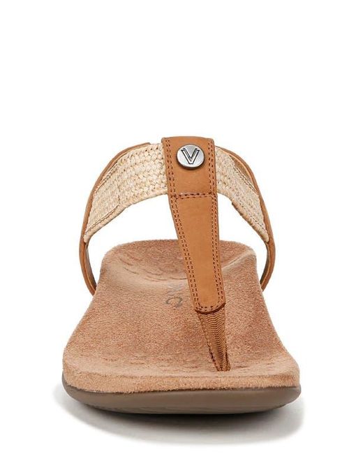 Vionic Brown Brea T-Strap Sandal