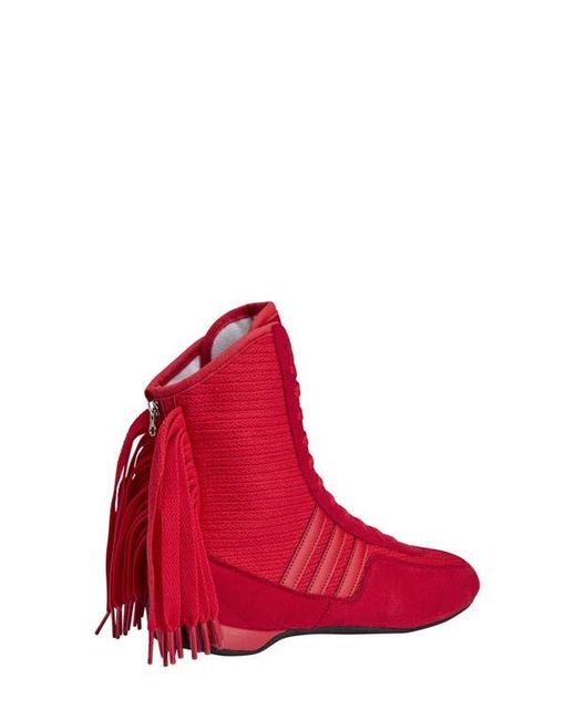 Adidas Red Asmc Rasant Fringe Mid Sneaker