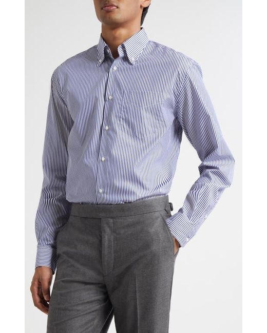 Ralph Lauren Purple Cameron Stripe Cotton Button-Down Shirt for men