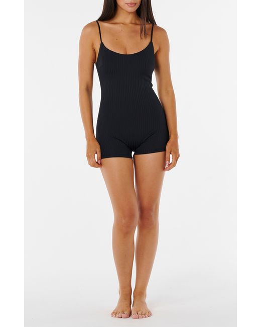 Rip Curl Black Surf Rib Romper