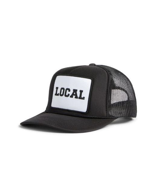 Friday Feelin Black Local Trucker Hat