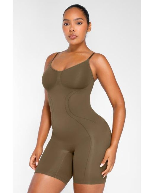 Shapellx Green Seamless Smoothing Bodysuit