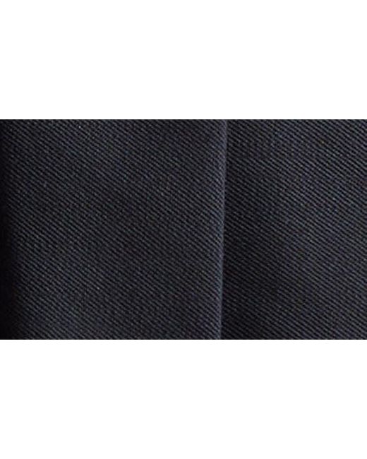 Noir Kei Ninomiya Black Asymmetric Pleated Wool Gabardine Harness Top
