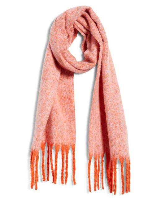 Free People White Winter Chill Blanket Scarf