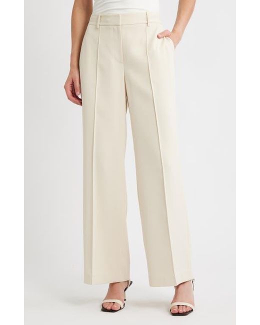 Tahari Natural The Jana Pintuck Pleat Pants