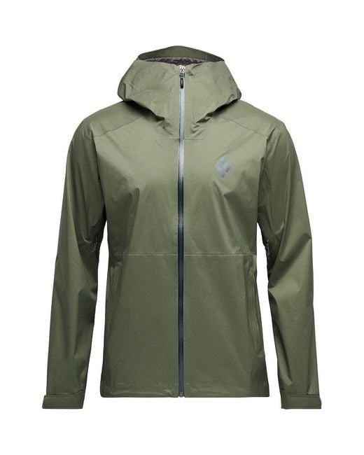Black Diamond Green Fineline Stretch Shell for men