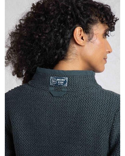 Weird Fish Blue Sontee Full Zip Macaroni