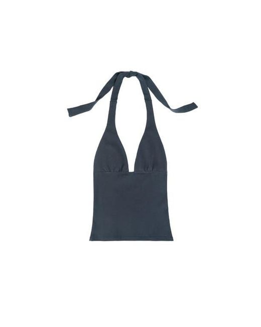 Oddli Blue Halter Top