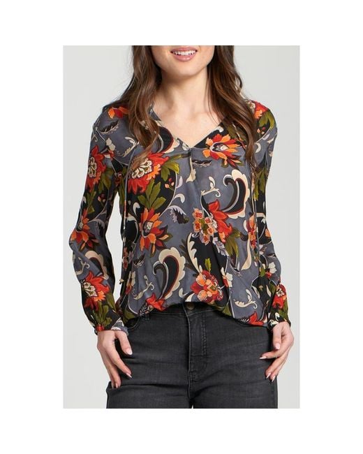 Apny Red Printed Top