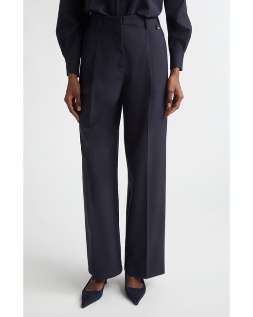 Herno Blue Lightweight Stretch Blend Pants