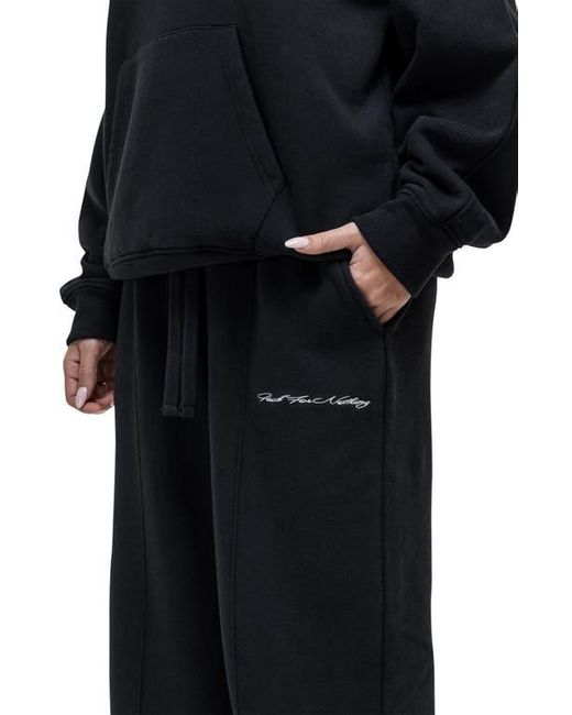 Good For Nothing Black Scribble Relaxed Joggers