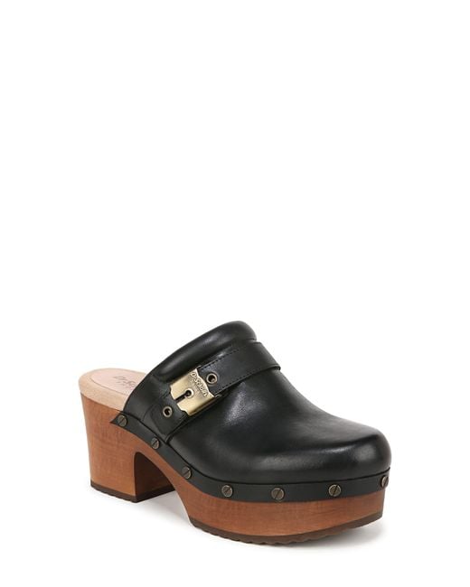 Dr. Scholls Black Original Joy Platform Clogs