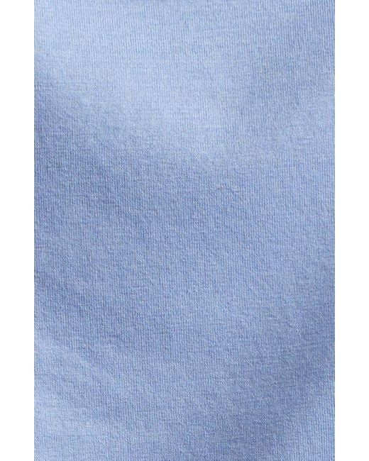 Herno Blue Cotton Jersey Shell