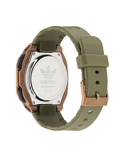Adidas Gray City Tech One Resin Strap Watch for men