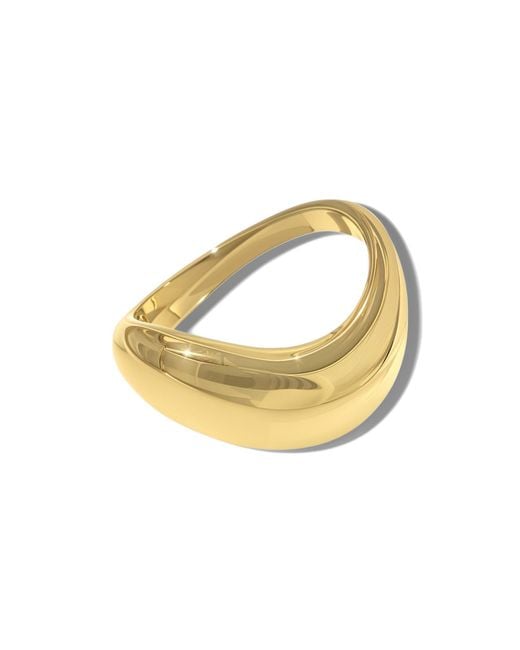 BEN ONI Metallic Wave Stackable Ring