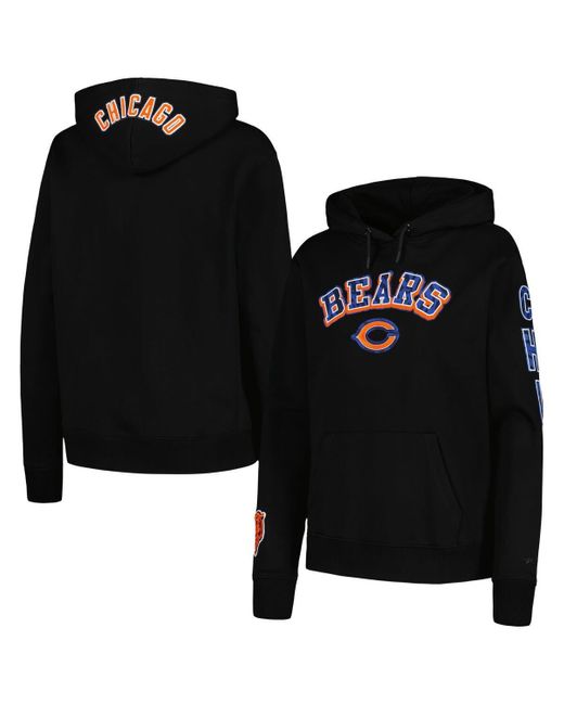 Pro Standard Chicago Bears Animal Print Fleece Pullover Hoodie At