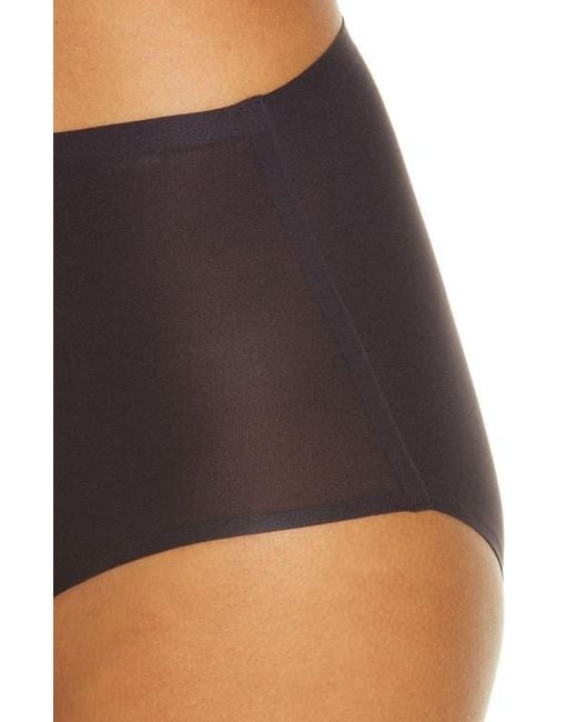Chantelle Brown Soft Stretch High Waist Briefs