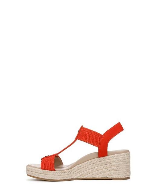 Vionic Red Calera Espadrille Wedge Sandal