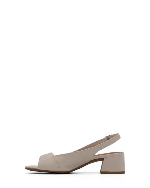 BOTTER White Square Toe Slingback Sandal