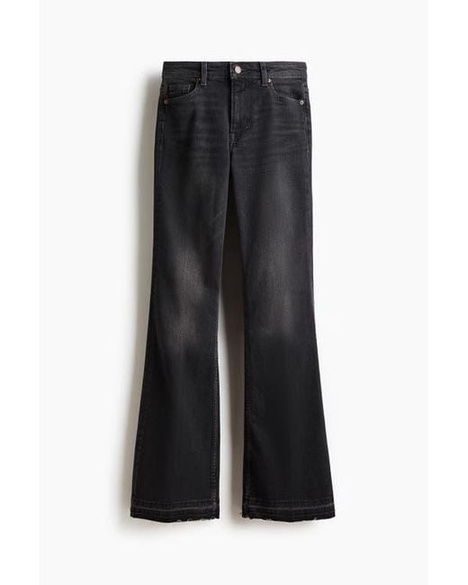 H&M Black Flared High Jeans