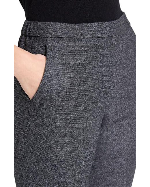 Theory Blue Marled Flannel Treeca Pull-On Pants