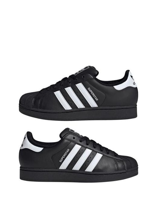 Adidas Black Superstar Sneaker