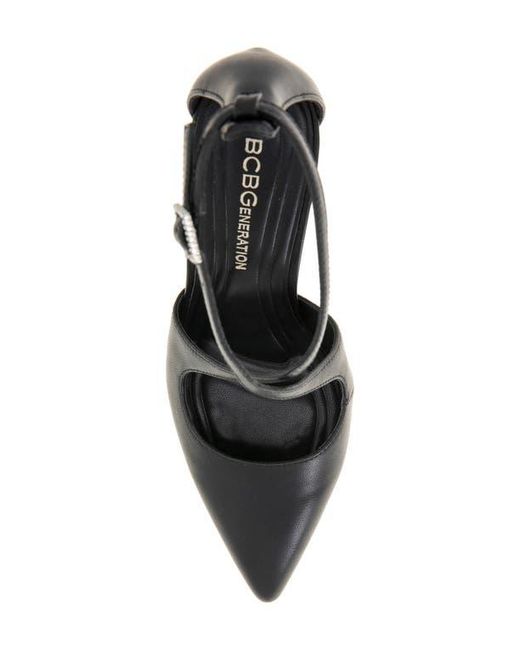 BCBGMAXAZRIA Black Bromi Ankle Strap Pump