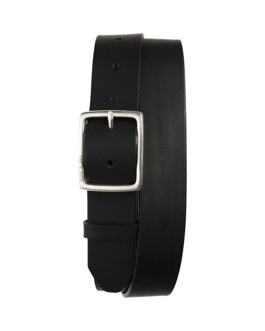 Rag & Bone Black Rugged Belt for men