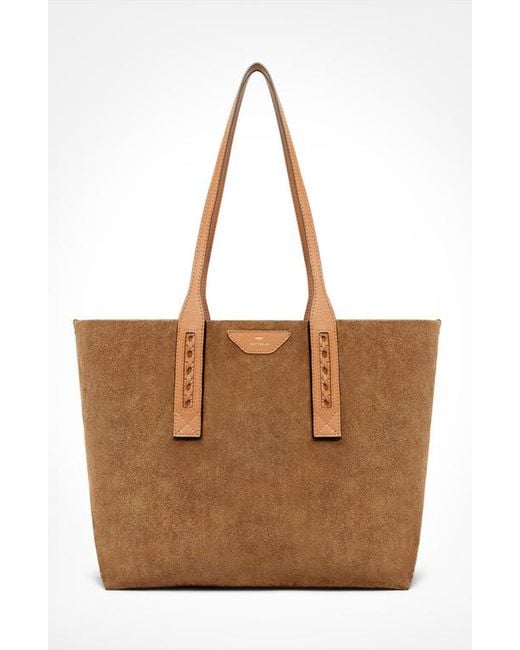 Aviteur Brown Easy Suede Tote