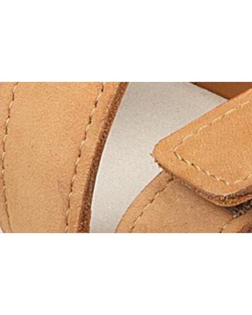 Ecco Natural Soft Cross Strap Sandal