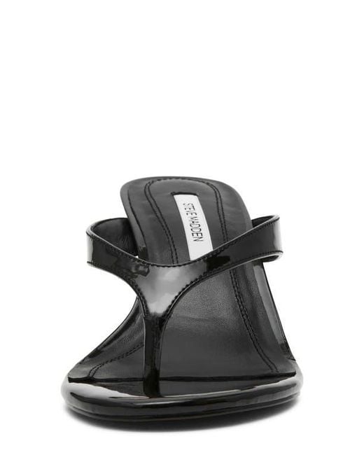 Steve Madden Black Faroh Flip Flop
