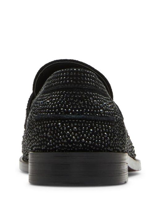 Steve Madden Black Natan Penny Loafer for men