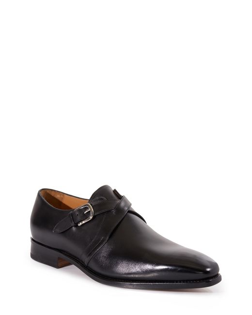 Paul Stuart Galante Double Monk Strap Shoe in Black for Men | Lyst