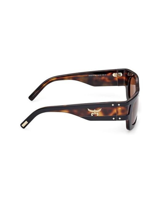 MCM Brown 54Mm Rectangle Sunglasses