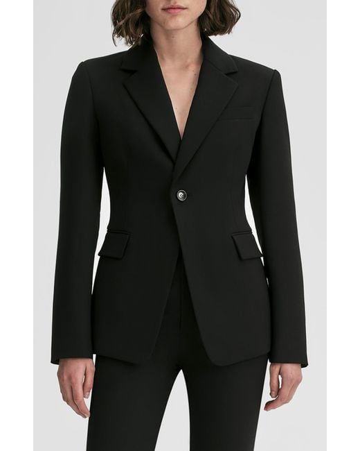 A.L.C. Black Eliza Wool Blend Jacket