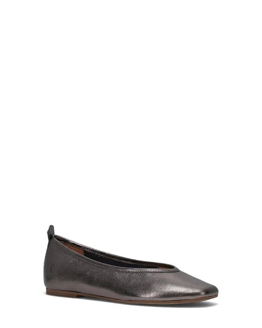 Frye Black Hayley Ballet Flat