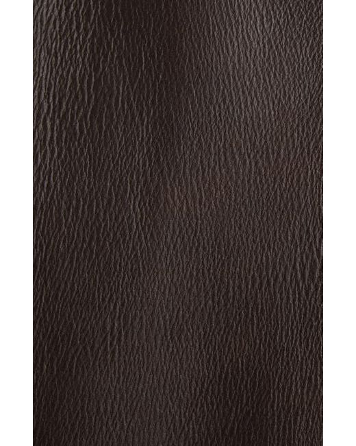 Jacquemus Black Le Bombardier Lambskin Leather & Genuine Shearling Aviator Jacket for men