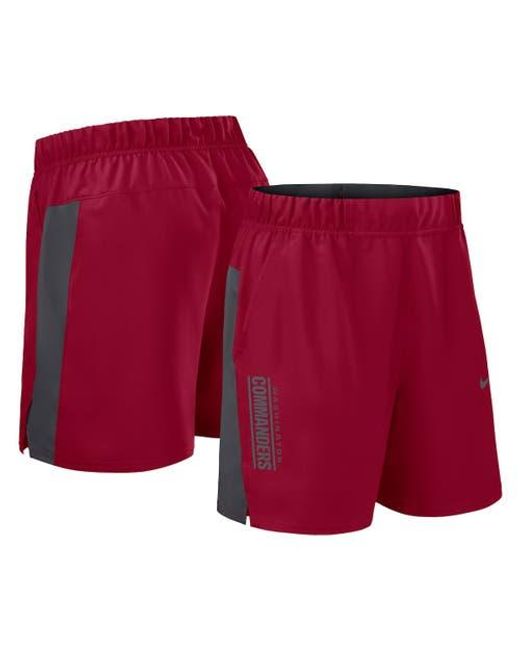 Nike Red Washington Commanders Woven Victory Performance Shorts for men