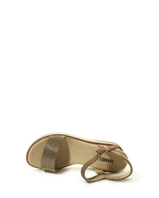 Vaneli Metallic Cedra Platform Wedge Sandal