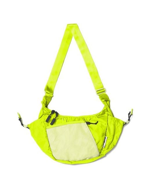 BABOON TO THE MOON Yellow Crescent Crossbody Bag
