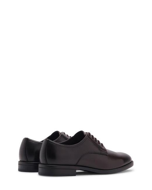 Mango Black Plain Toe Derby for men