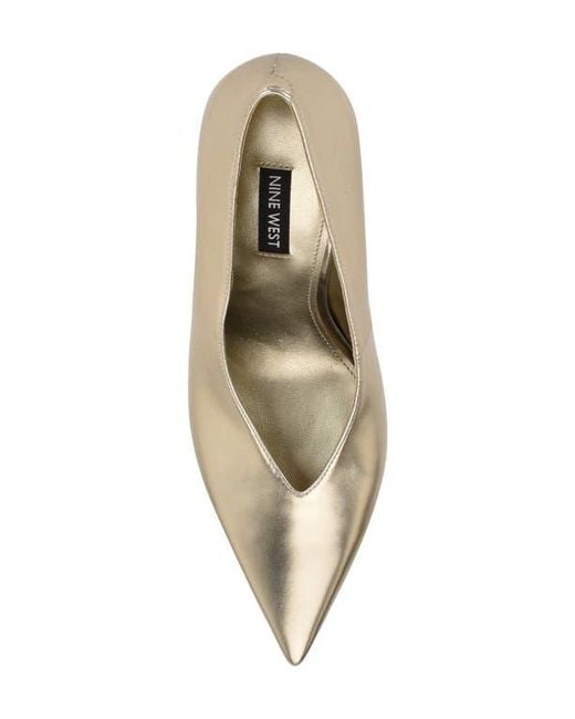 Nine West Metallic Lorela Pointed Toe Pump
