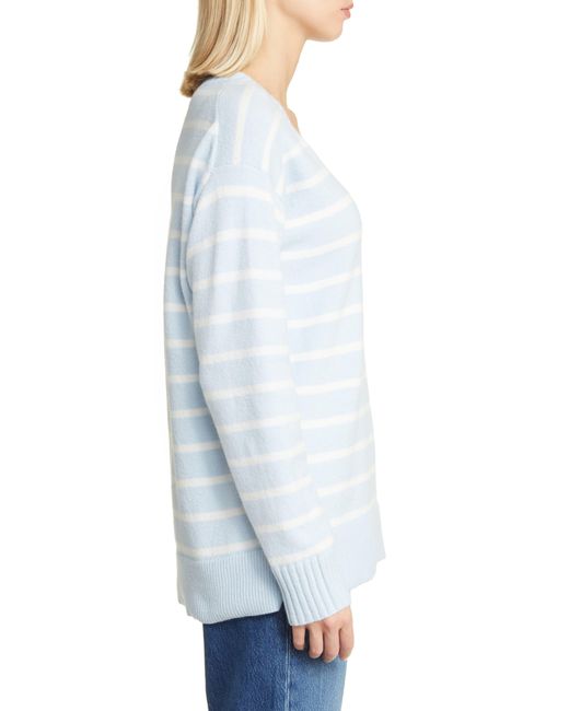Caslon Blue Caslon(r) Relaxed Tunic Sweater