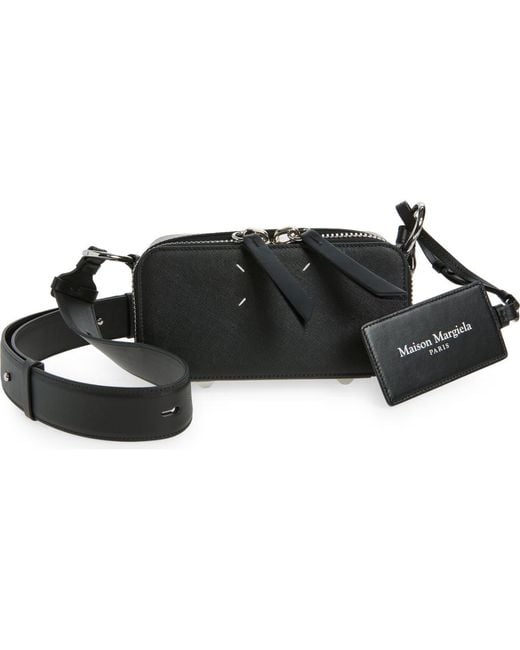 Maison Margiela Black Small Doll Leather Camera Bag