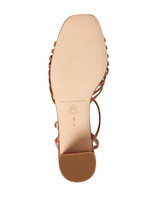 Loeffler Randall Brown Olivia Ankle Strap Sandal