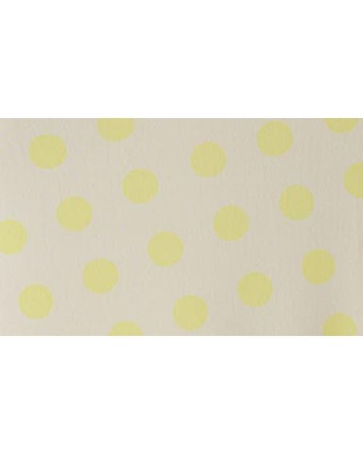 AFRM Natural Genie Polka Dot Cutout Mesh Halter Maxi Dress